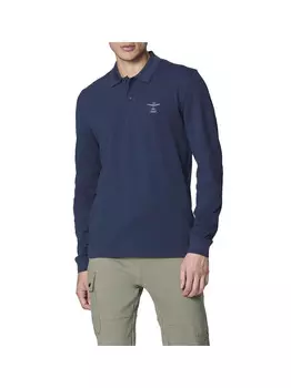 Темно-синяя мужская рубашка-поло Aeronautica Militare