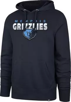 Темно-синяя мужская толстовка с капюшоном '47 Memphis Grizzlies