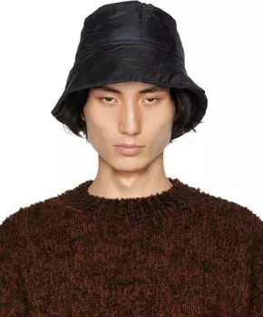Темно-синяя панама с принтом Dries Van Noten