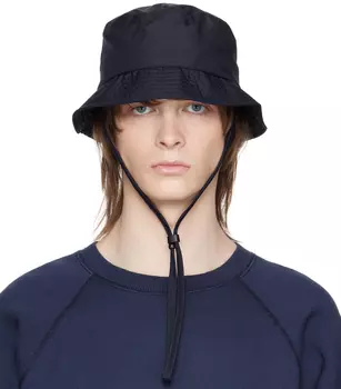 Темно-синяя панама с ремешком на подбородке Norse Projects