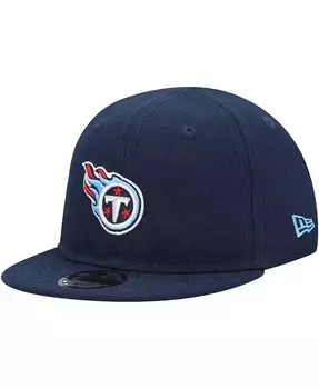 Темно-синяя регулируемая шапка Tennessee Titans My 1st 9FIFTY для маленьких мальчиков и девочек New Era, синий