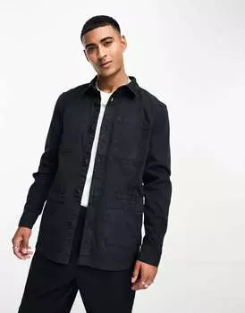 Темно-синяя рубашка Barbour Chesterwood