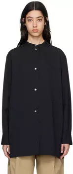 Темно-синяя рубашка кавали Studio Nicholson