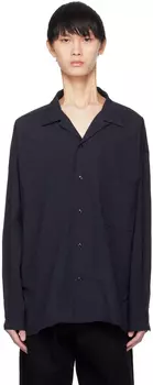 Темно-синяя рубашка Naamica Nanamica