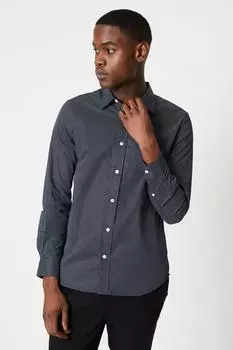 Темно-синяя рубашка в горошек Burton, темно-синий