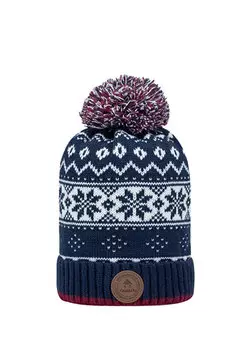 Темно-синяя шапка bloody mary со сменным помпоном Cabaia