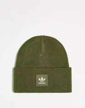 Темно-синяя шапка-трилистник adidas Originals