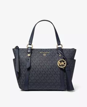 Темно-синяя сумка через плечо Sullivan, трансформируемая в сумку через плечо Michael Michael Kors, темно-синий