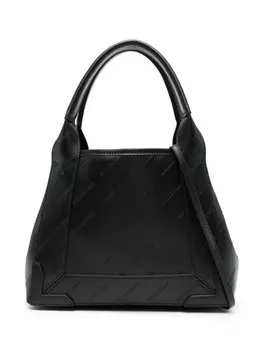 Темно-синяя сумка-тоут Cabas XS Balenciaga, черный