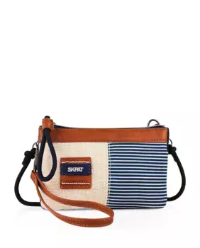 Темно-синяя сумочка Genova с ремнем через плечо SKPAT, синий