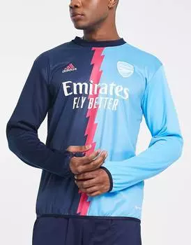 Темно-синяя толстовка adidas Football Arsenal FC