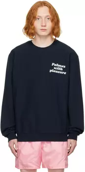 Темно-синяя толстовка Pleasure Palmes