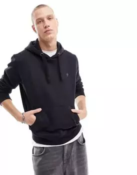 Темно-синяя толстовка с капюшоном French Connection