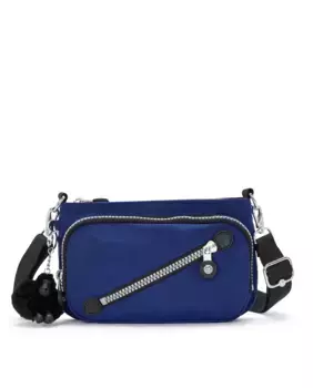 Темно-синяя универсальная женская сумка через плечо Milos с регулируемым ремешком Kipling