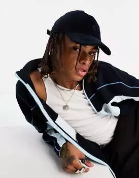 Темно-синяя вельветовая кепка Carhartt WIP harlem