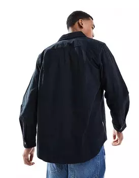 Темно-синяя вельветовая рубашка с длинными рукавами Parlez ayr