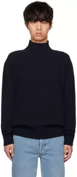 Темно-синяя водолазка Clark NN07