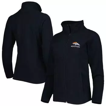 Темно-синяя женская куртка с молнией во всю длину Dunbrooke Denver Broncos Hayden Polar