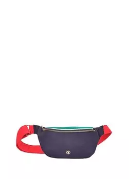 Темно-синяя женская поясная сумка 24x14x4 см US24384 U.S. Polo Assn., темно-синий