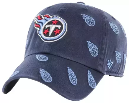 Темно-синяя женская регулируемая шляпа Tennessee Titans Confetti '47