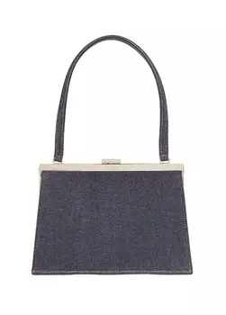 Темно-синяя женская сумка Coperni