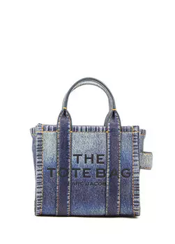 Темно-синяя женская сумка micro tote Marc Jacobs