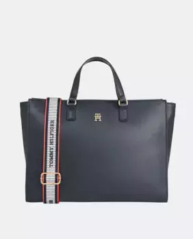 Темно-синяя женская сумка-сэтчел от Tommy Hilfiger, темно-синий