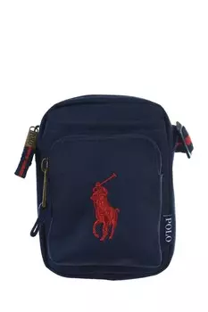 Темно- сумка с логотипом Polo Ralph Lauren, синий