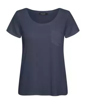 Темно топ футболка с карманами Soaked In Luxury, синий