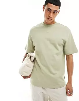 Темно-зеленая футболка ONLY