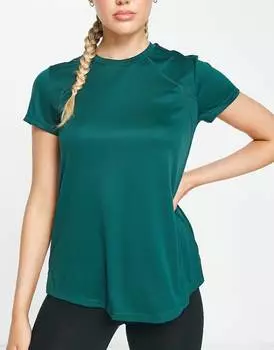 Темно-зеленая спортивная футболка ASOS 4505 Maternity icon