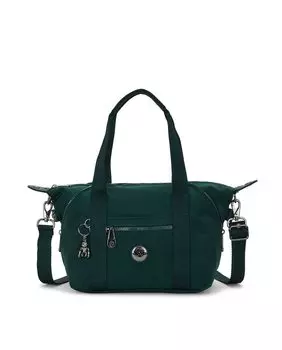 Темно-зеленая сумка через плечо на молнии Kipling, темно-зеленый