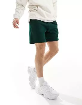 Темно-зеленые шорты оверсайз премиум-класса ASOS DESIGN