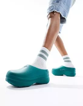 Темно-зеленые туфли adidas Originals Adifom Stan Smith