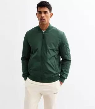 Темно-зеленый бомбер Only & Sons Only & Sons, темно-зеленый