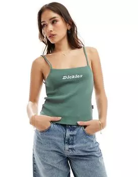 Темно-зеленый топ на бретелях Dickies Enterprise