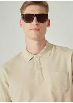 Темно-желтая мужская футболка-поло Altnyldz Classic