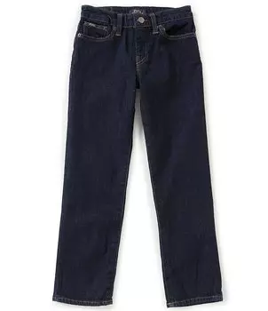 Темные джинсовые джинсы для мальчиков Polo Ralph Lauren Big Boys 8-20 Hampton, синий