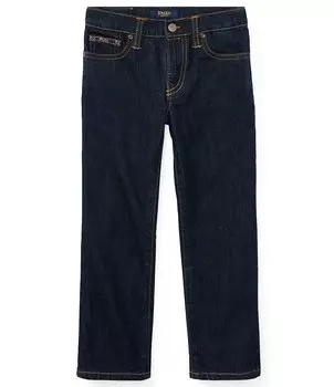 Темные джинсовые джинсы Polo Ralph Lauren Little Boys 2T-7 Hampton, синий