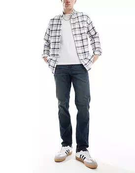 Темные джинсы скинни ASOS DESIGN с оттенком