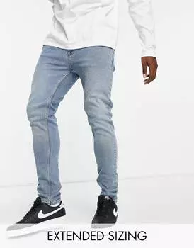 Темные джинсы скинни в винтажном стиле ASOS DESIGN
