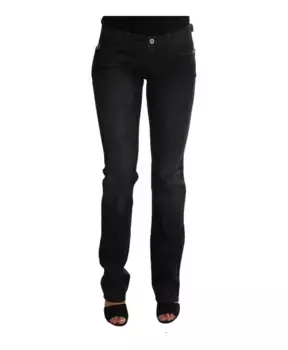 Темные джинсы узкого кроя Costume National, синий