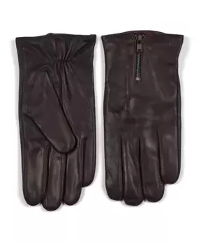 Темные кожаные перчатки Howard London, коричневый