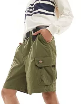 Темные шорты карго цвета хаки Dickies Jackson
