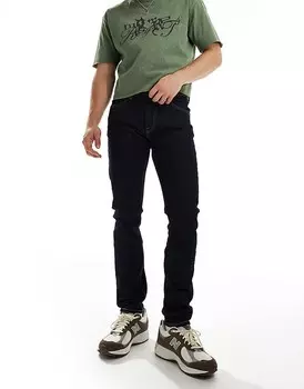 Темные узкие зауженные джинсы Lee Luke, после полоскания