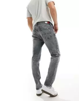 Темные узкие зауженные джинсы Tommy Hilfiger Austin