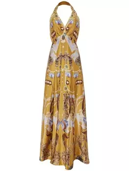 Temperley London акира макси платье, желтый