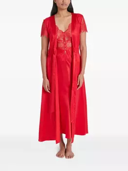 Temperley London халат Gaia, красный