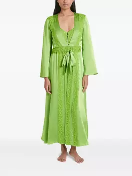 Temperley London халат Thalia, зеленый