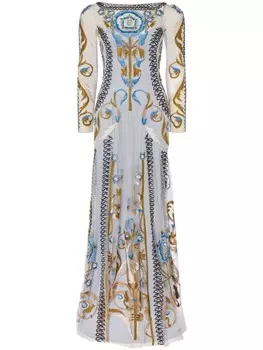 Temperley London макси-платье Алессия, синий